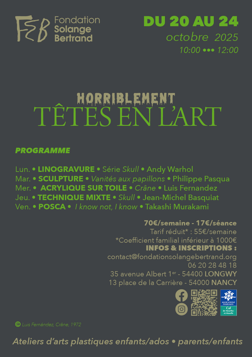 Ateliers d'arts plastiques 2 fondation solange bertrand bannieres