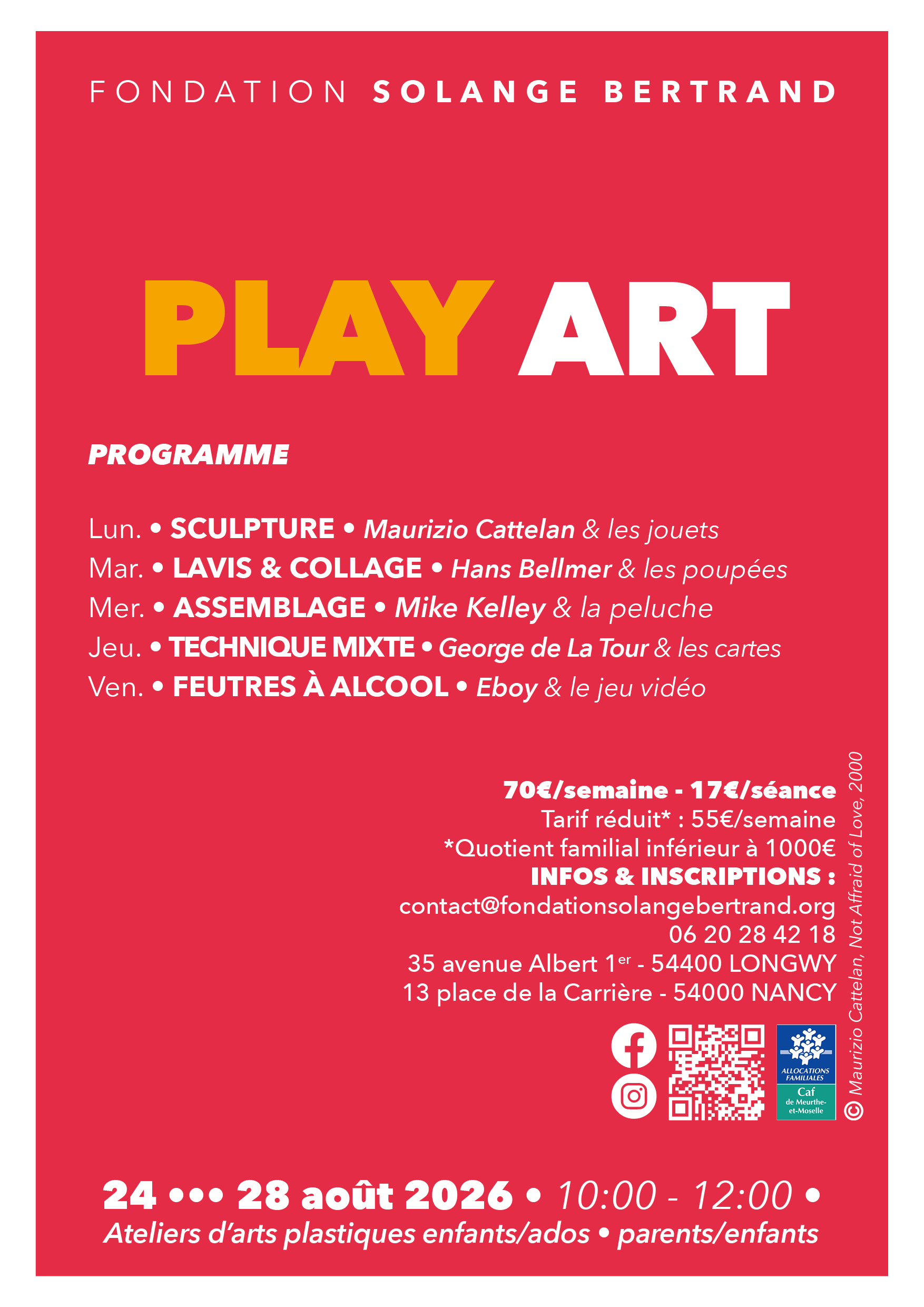 fondation solange bertrand expositions